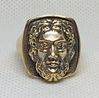  Ecclesiastical Ring. Nobel Antique jewelry Store, Santa Monica. Made in America.